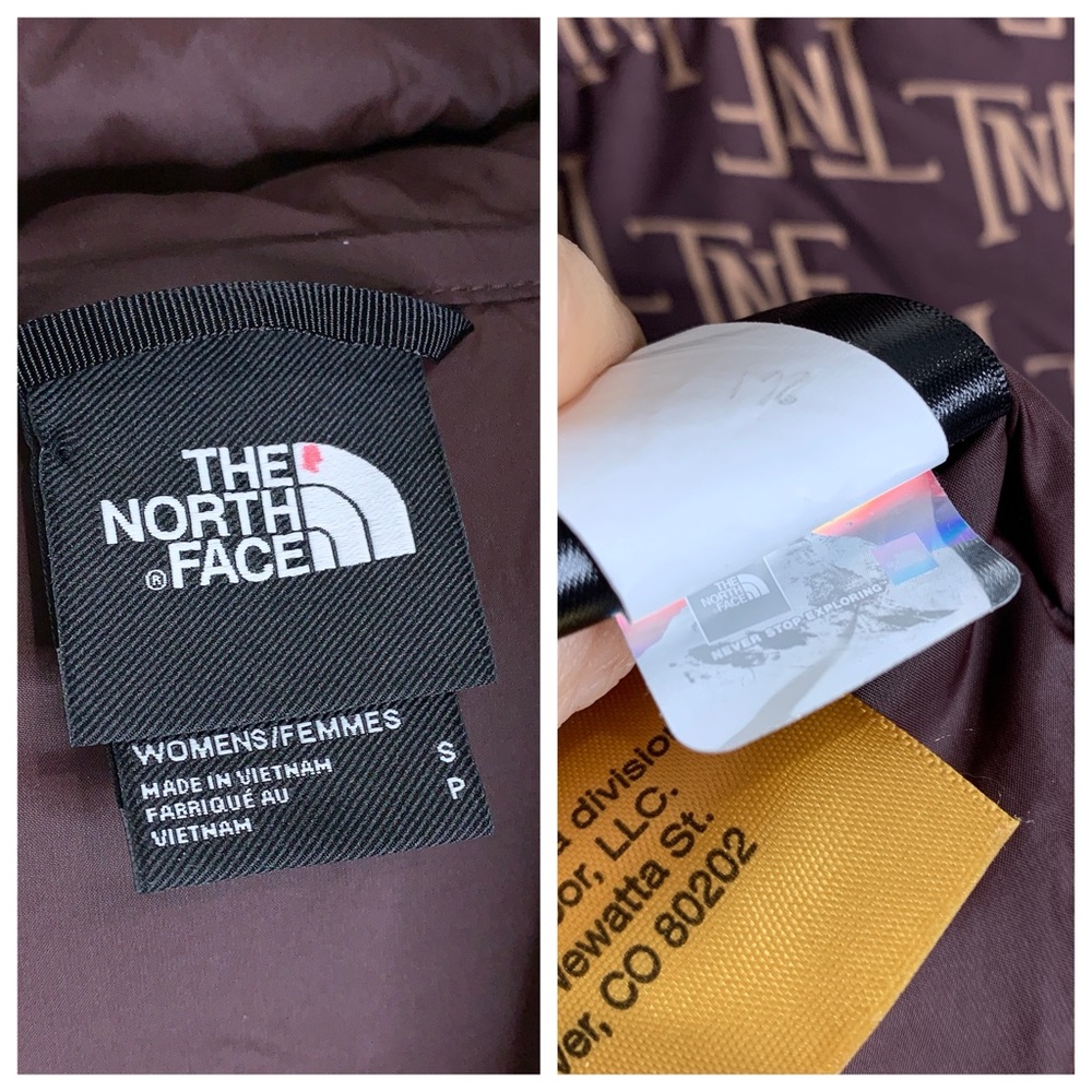 The North Face Hydrenalite Down Puffer Jacket (Sz XS) Coal Brown TNF Monogram - Picture 12 of 16